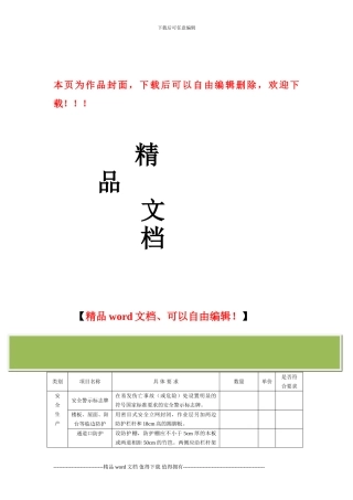 安全生产文明施工措施费检查表1