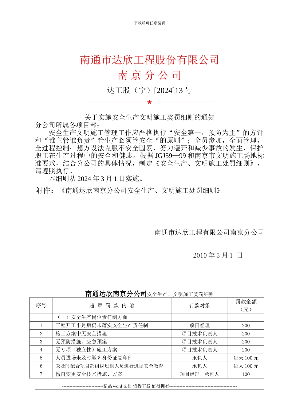 安全生产文明施工管理细则_第1页