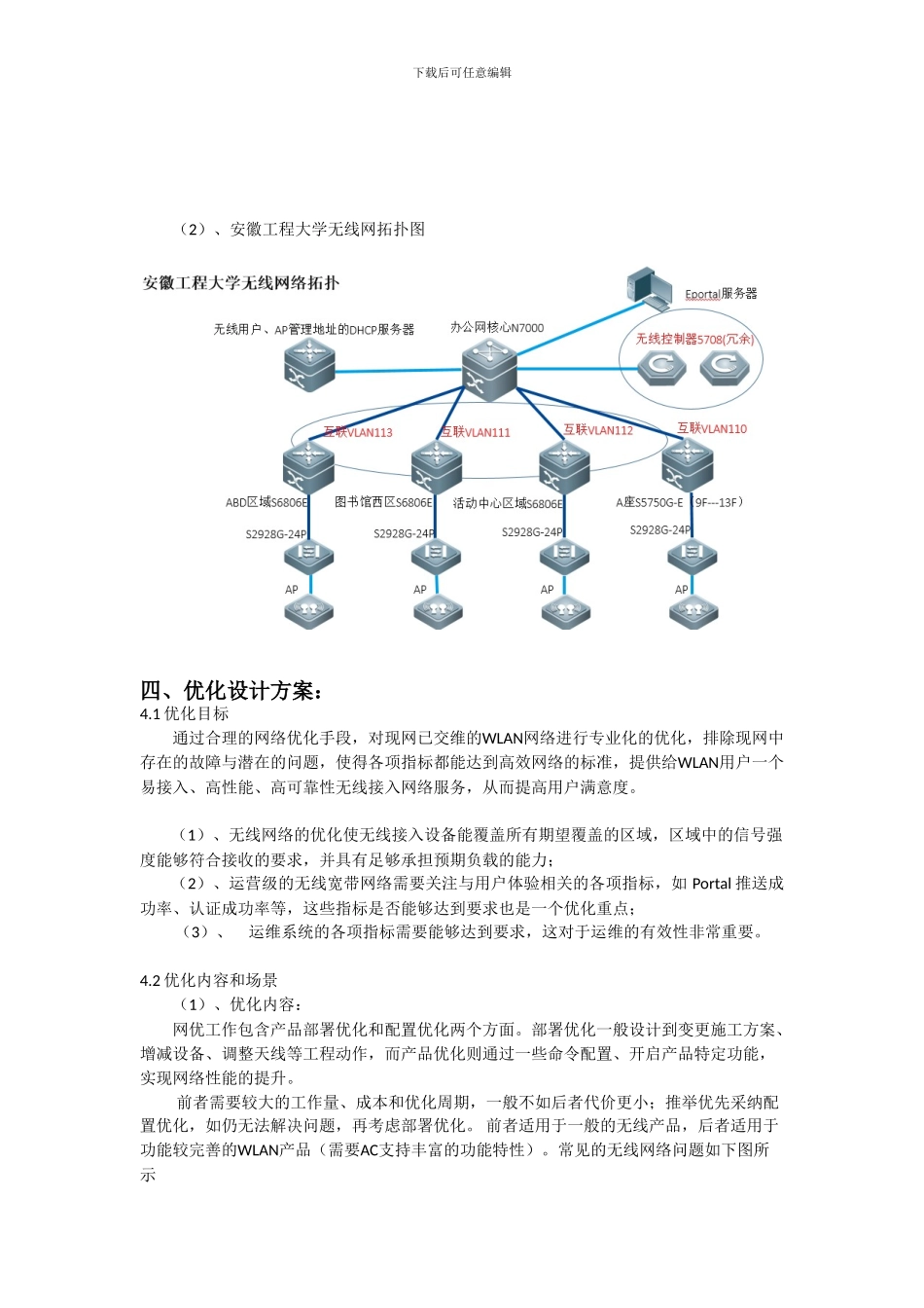 安徽工程大学无线网优化方案设计_第3页