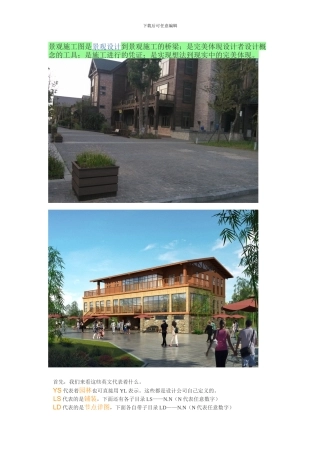 完整的景观施工图包含哪些图纸