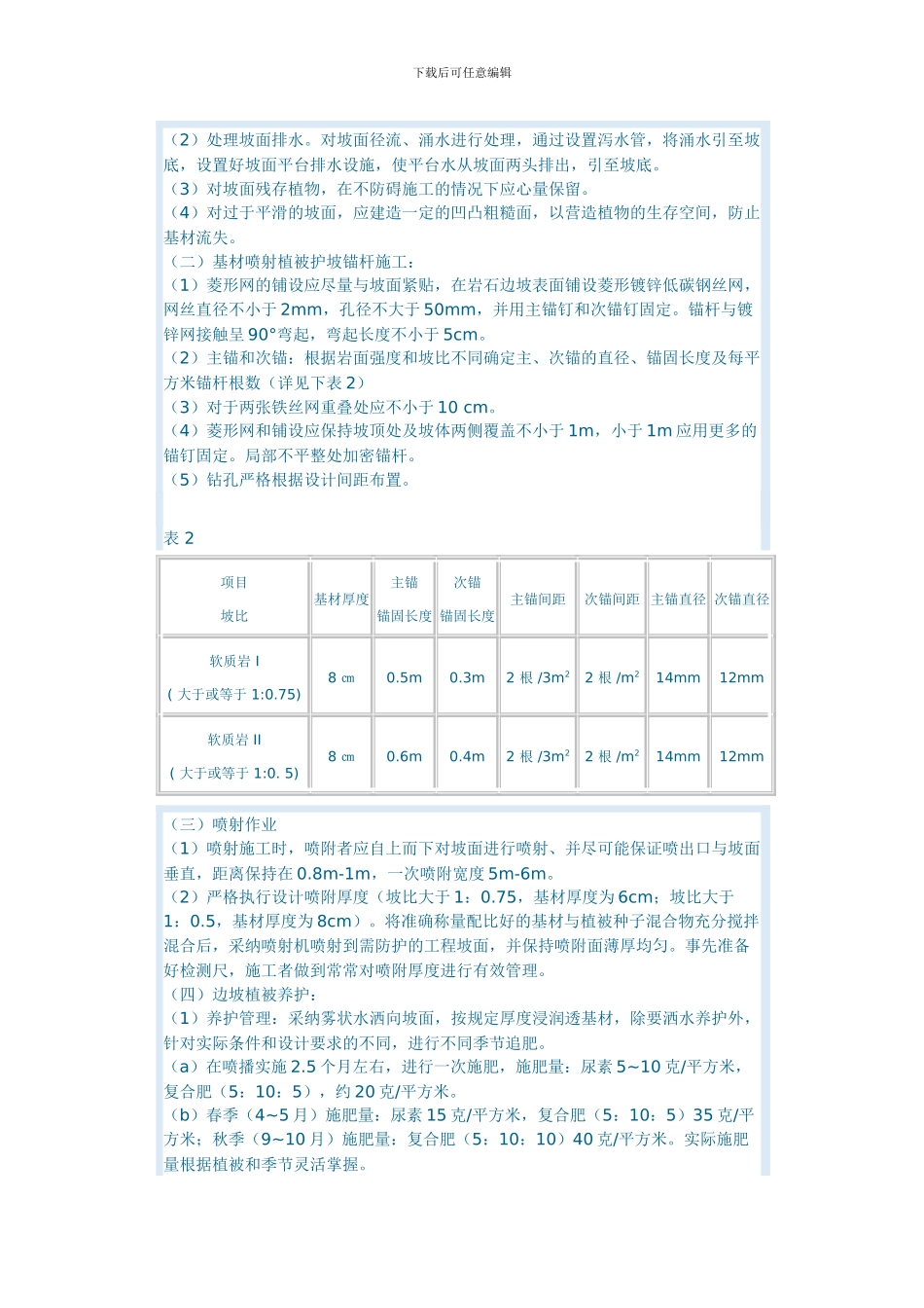 客土喷播绿化施工组织设计_第3页
