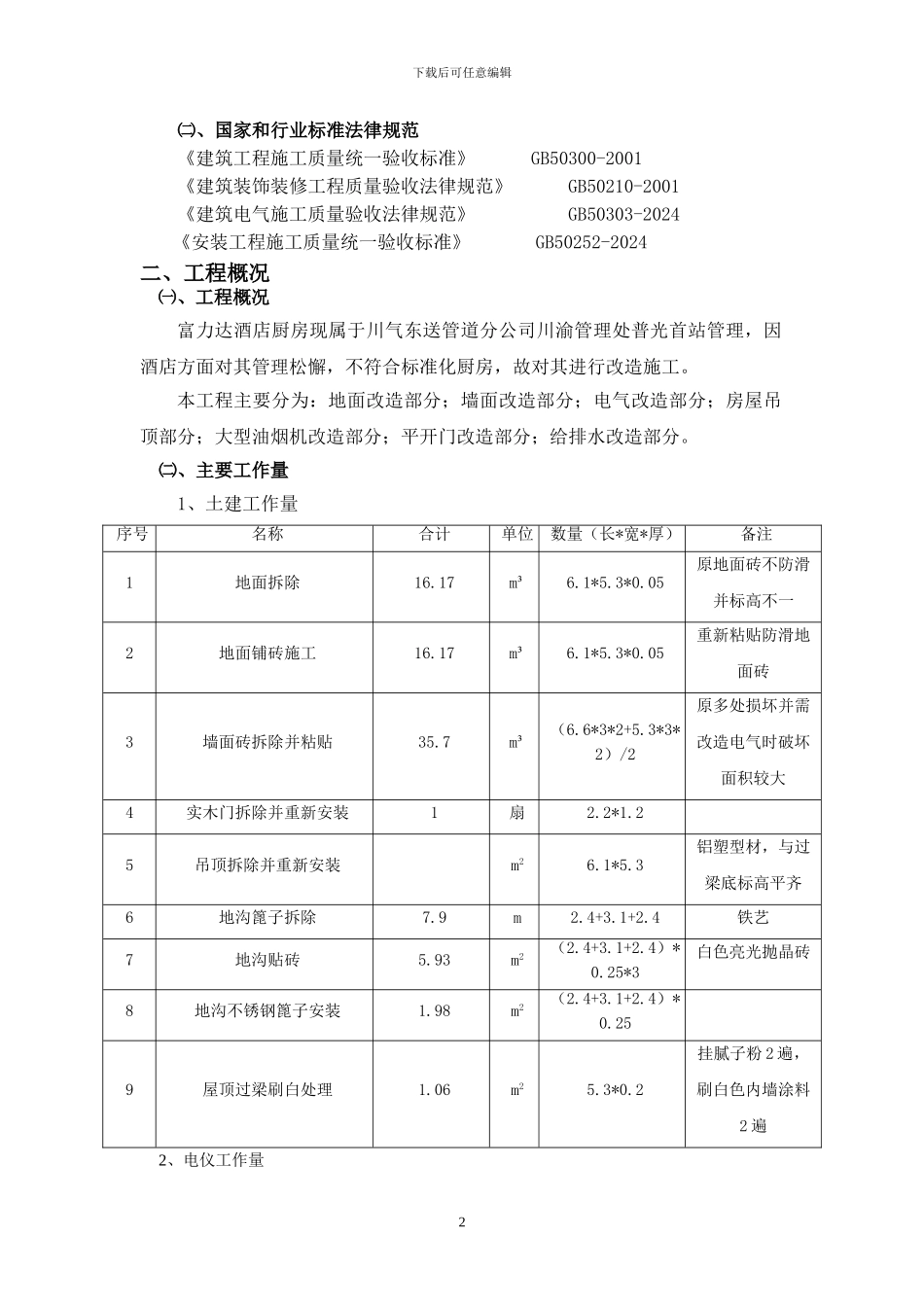富力达厨房改造施工方案_第3页