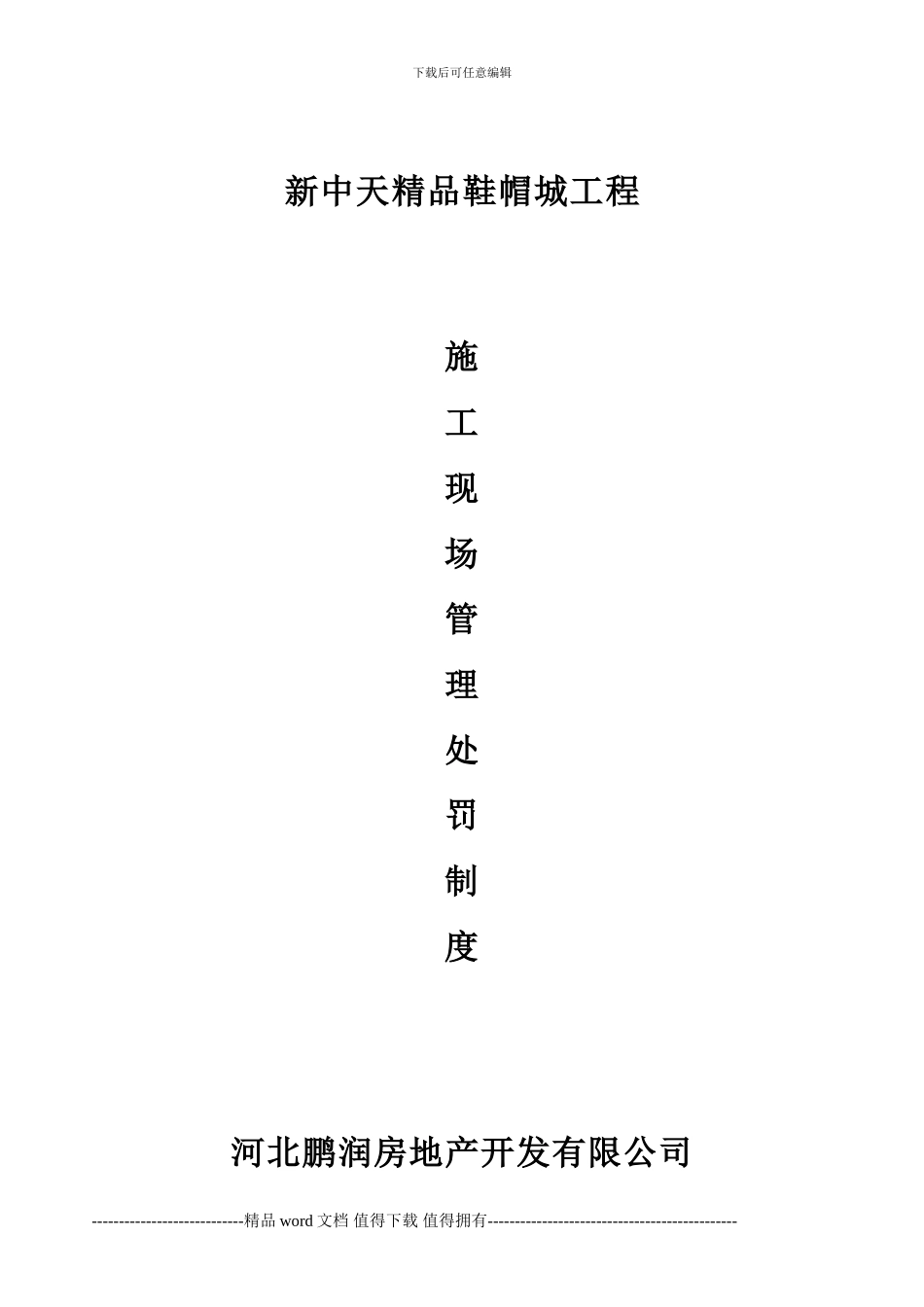 对项目施工方的监管措施_第1页