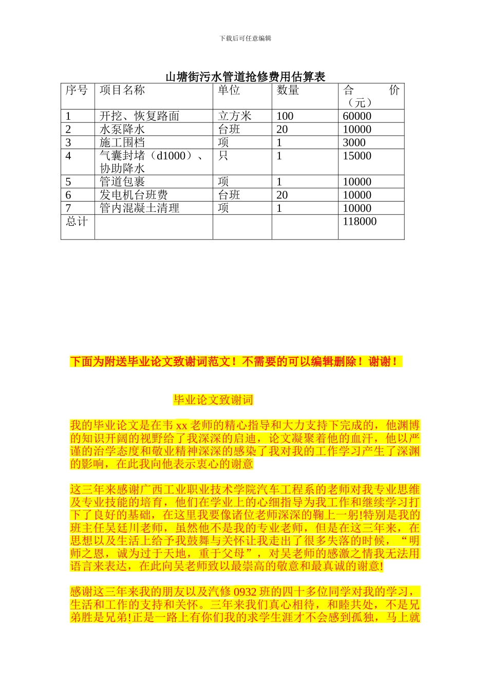 山塘街污水管网抢修施工方案_第2页