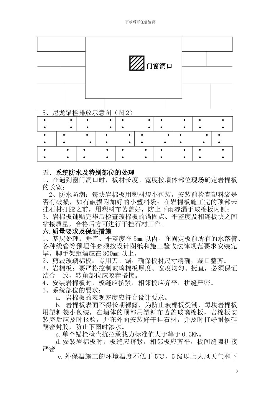 岩棉板保温施工技术交底：_第3页