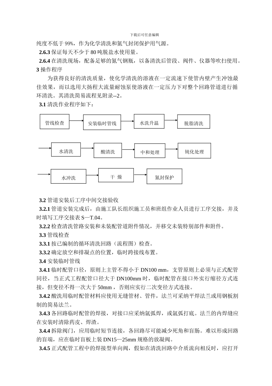 工业管道化学清洗施工工艺_第3页