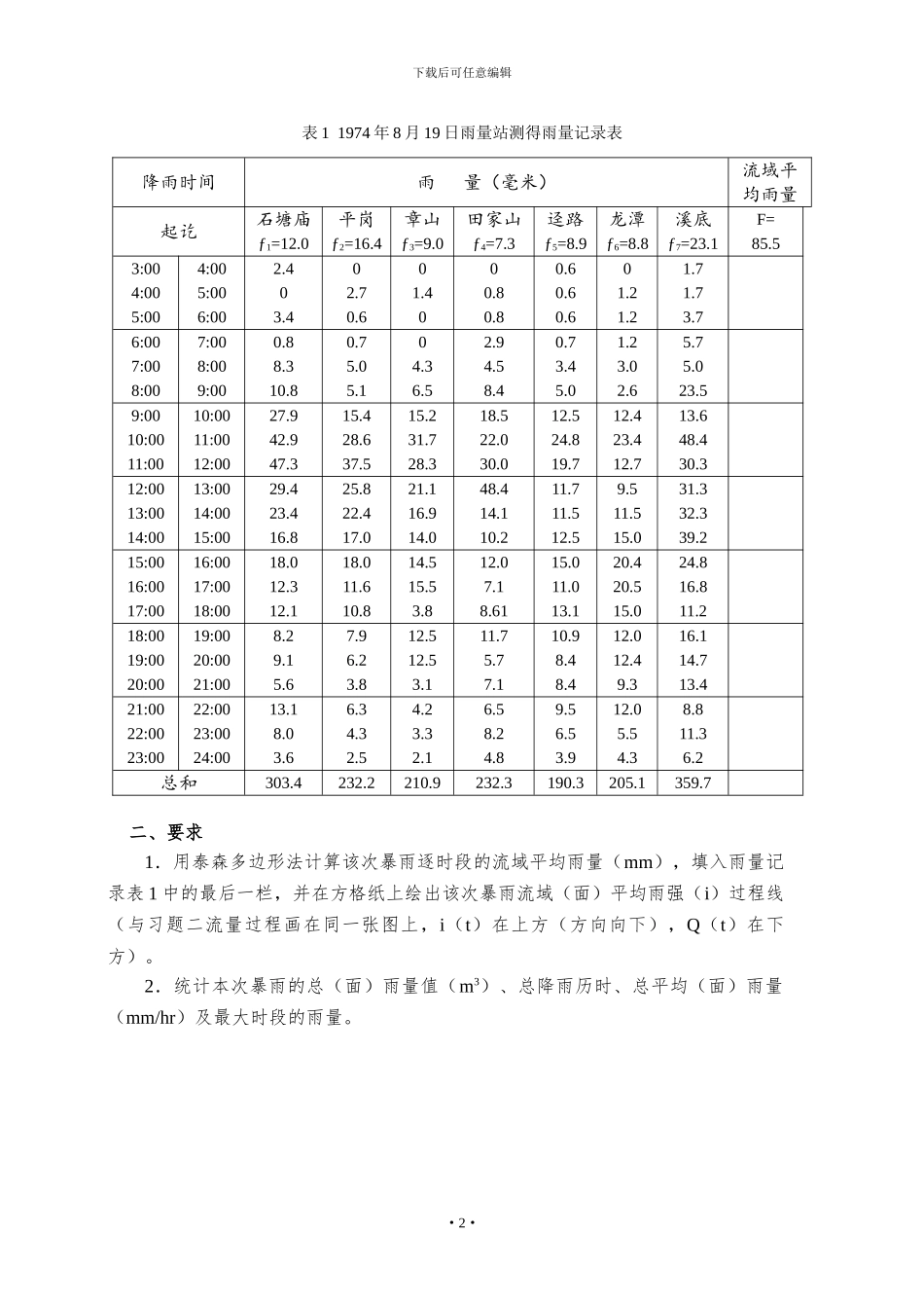 工程水文习题集2024.9_第3页