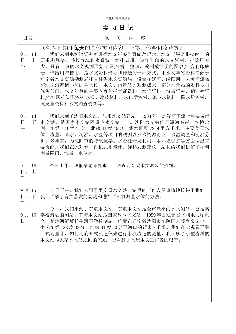工程水文学实习报告_第3页