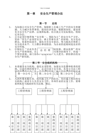 工程管理部规章制度