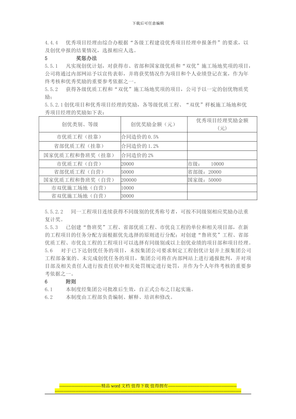 工程项目创优管理制度_第3页
