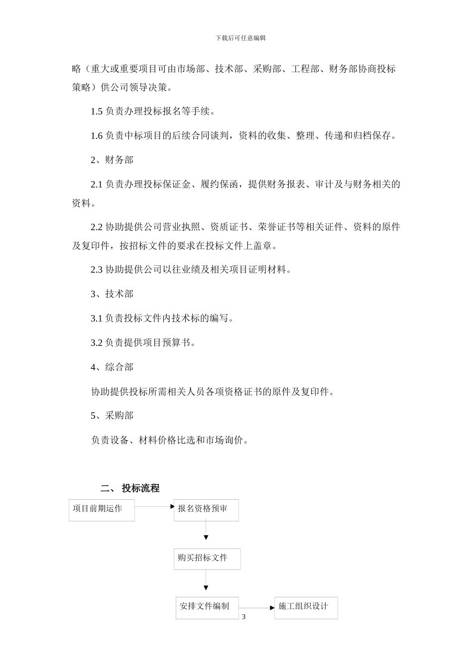 工程项目投标管理制度_第3页