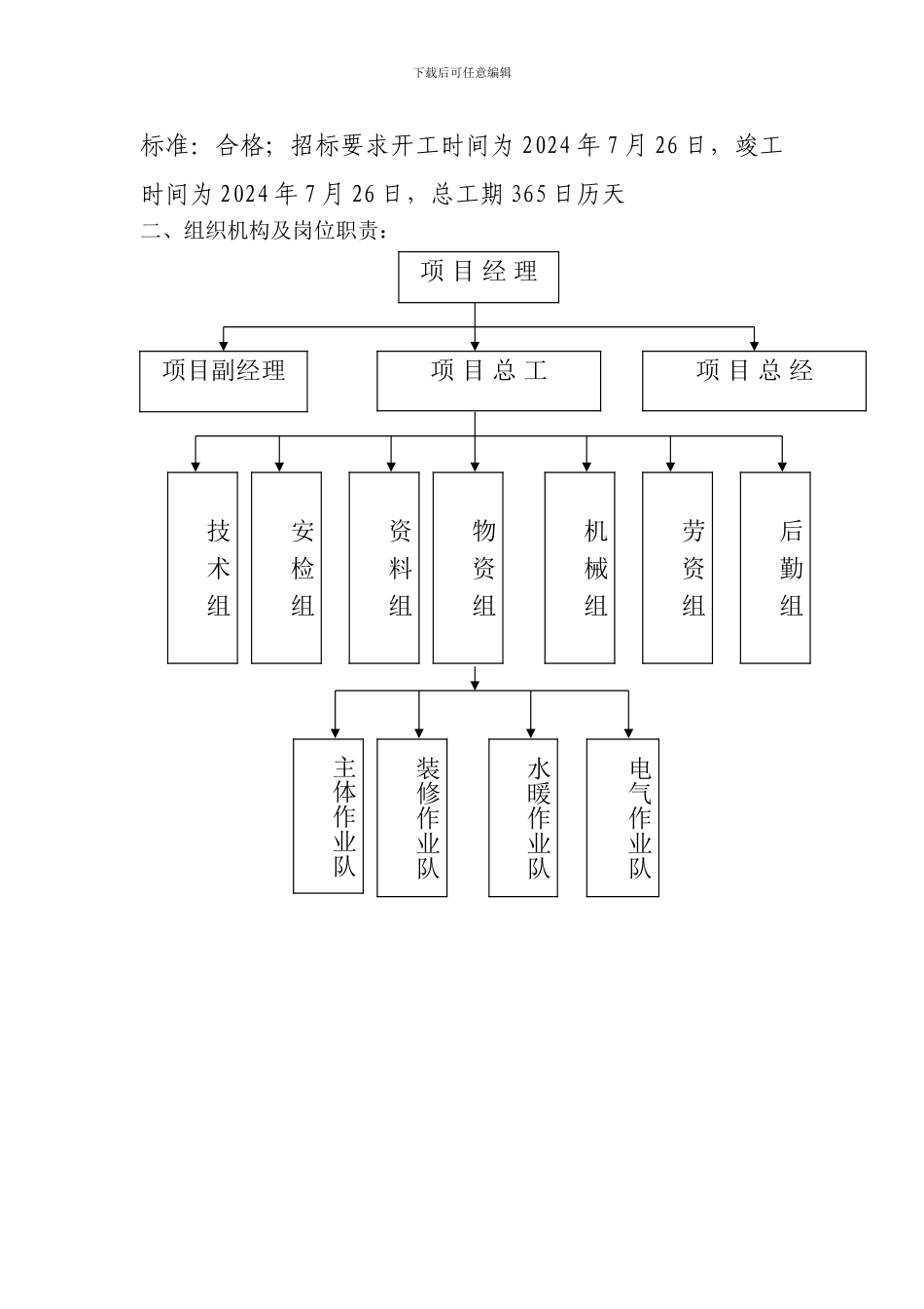 工程项目策划书范本_第3页