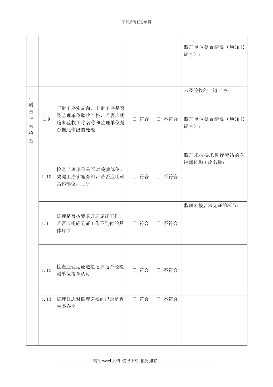 市政基础设施工程检查表_第2页