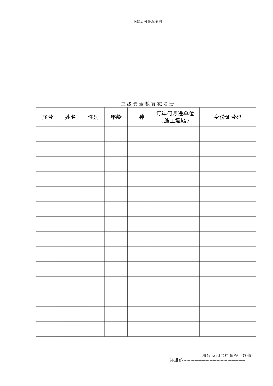 市政工程施工安全台帐_第3页