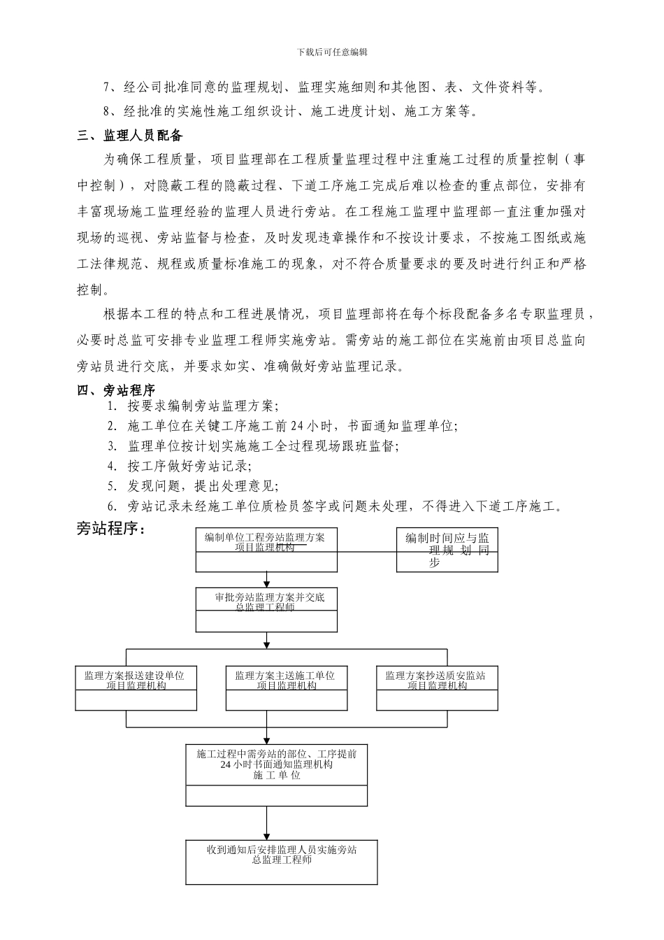 市政道路工程监理旁站方案-2_第3页