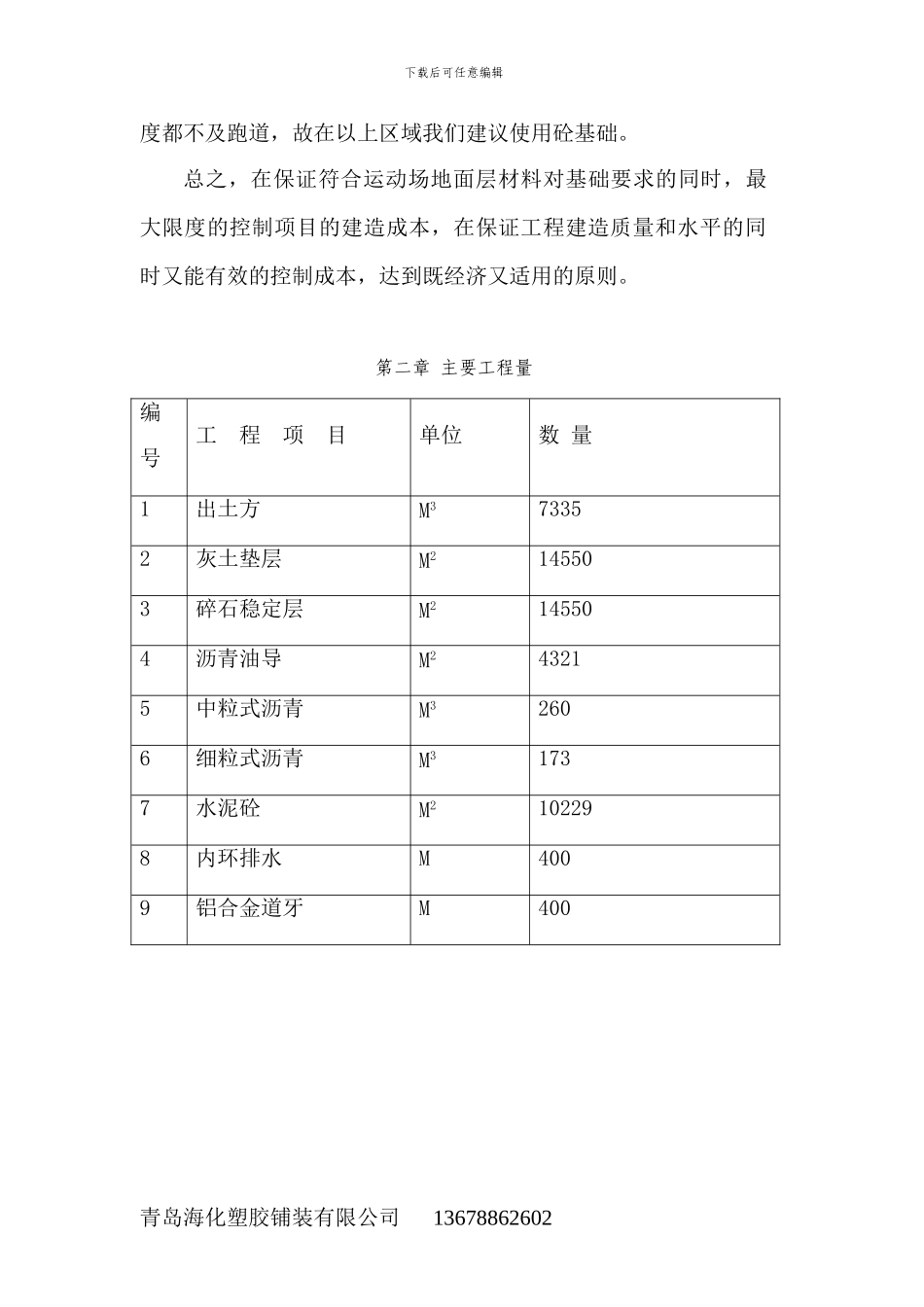 带基础塑胶跑道施工工艺与施工方案_第2页