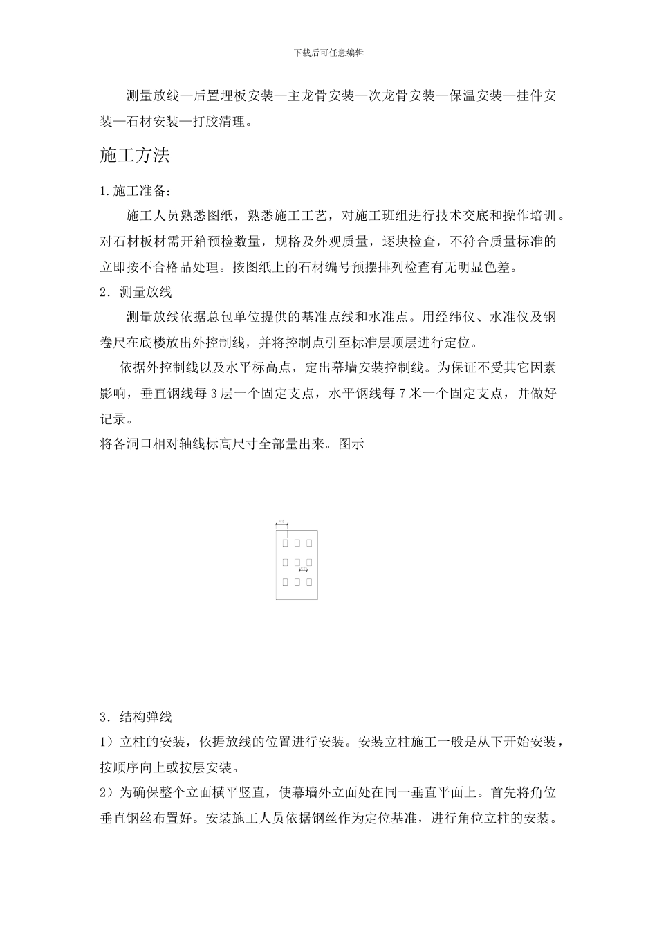干挂石材幕墙施工方案_第2页