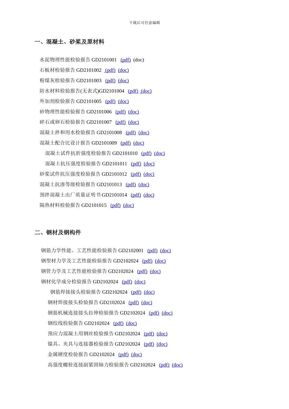 广东省建筑工程竣工验收技术资料目录框架_第3页