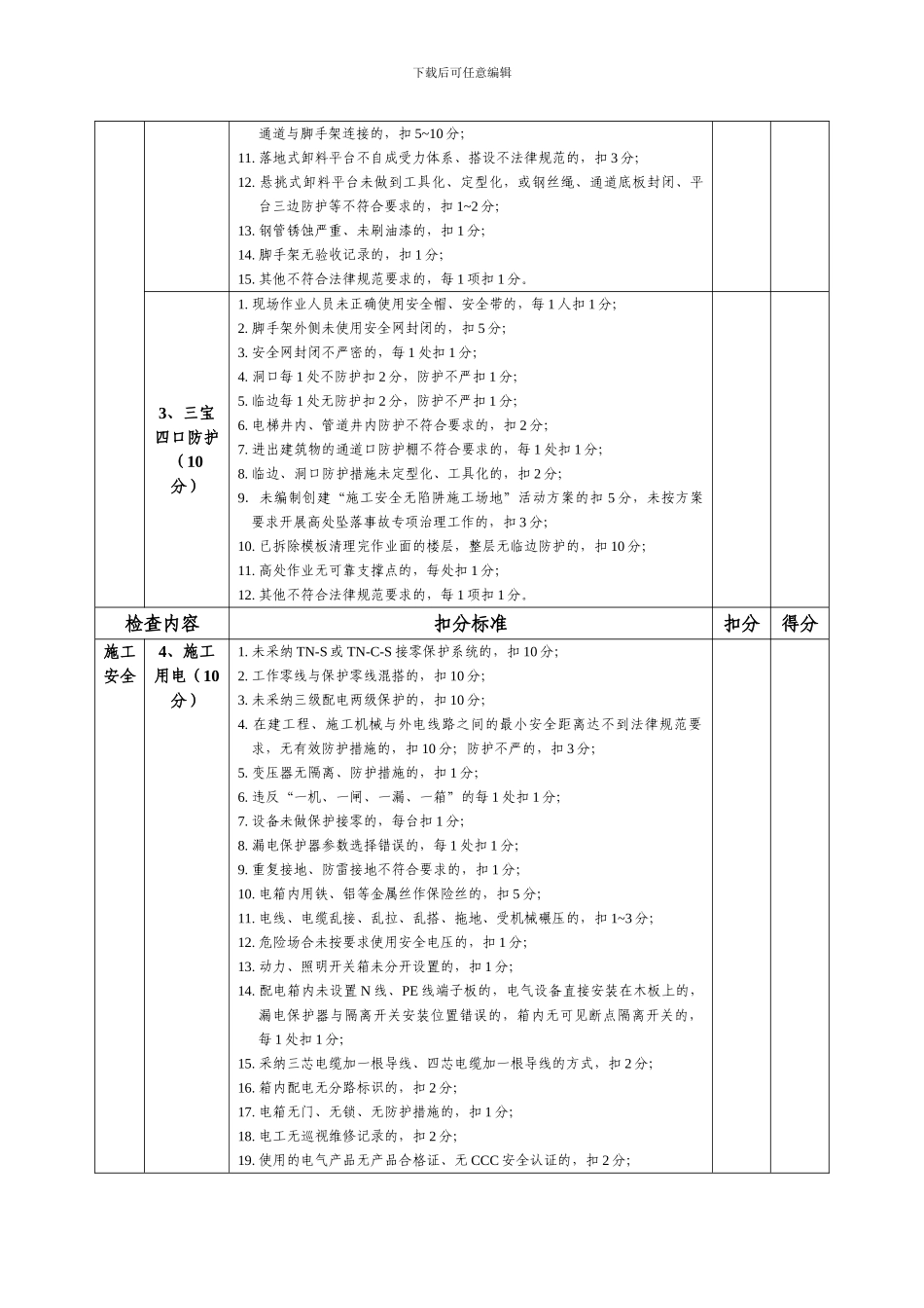 广西壮族自治区建筑施工安全文明标准化工地考核标准2024_第2页