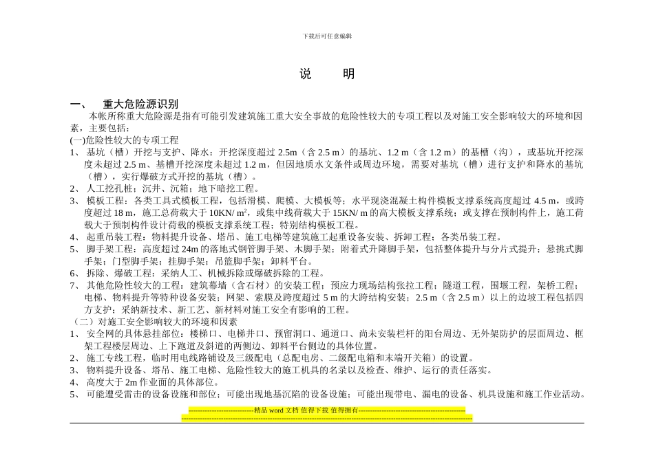 建筑工程重大危险源台帐_第2页