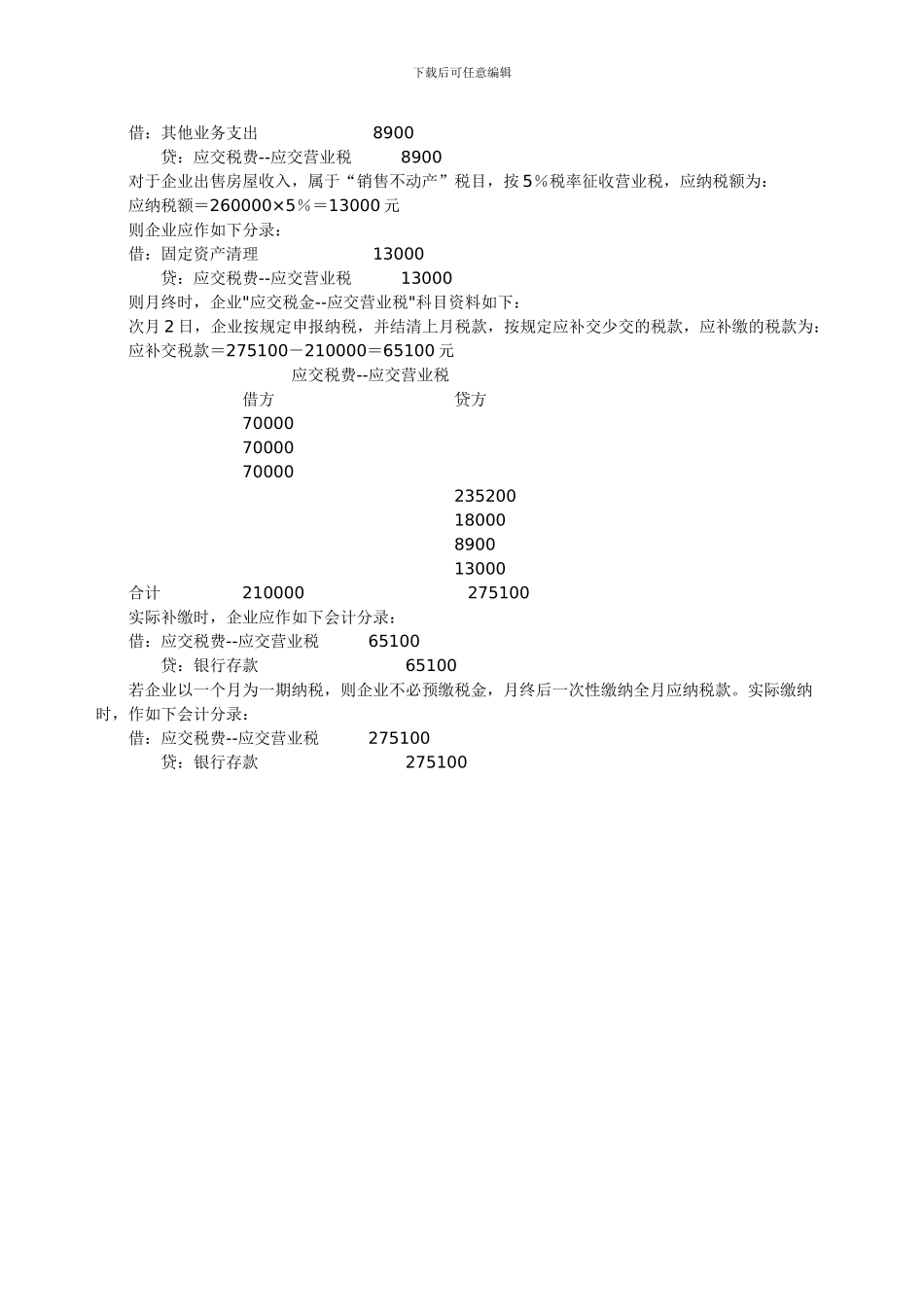 建筑施工企业营业税会计处理举例_第2页