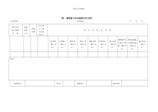 建筑施工安全检查标准检查表