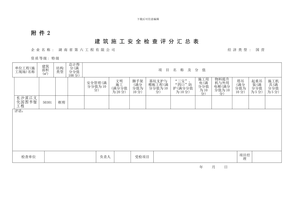 建筑施工安全检查量化标准_第1页