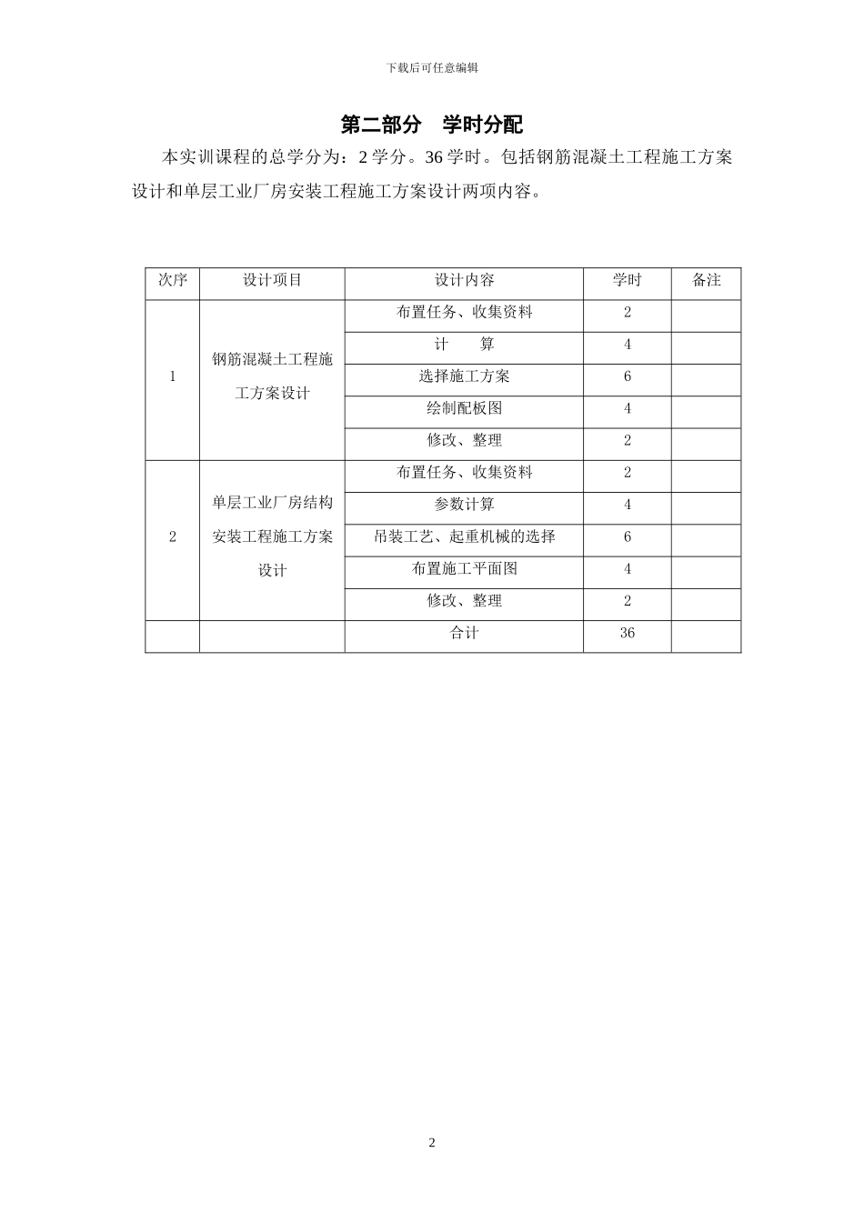 建筑施工技术方案设计实训实施细则_第3页