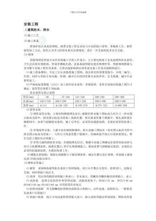 建筑机电安装施工方案-secret