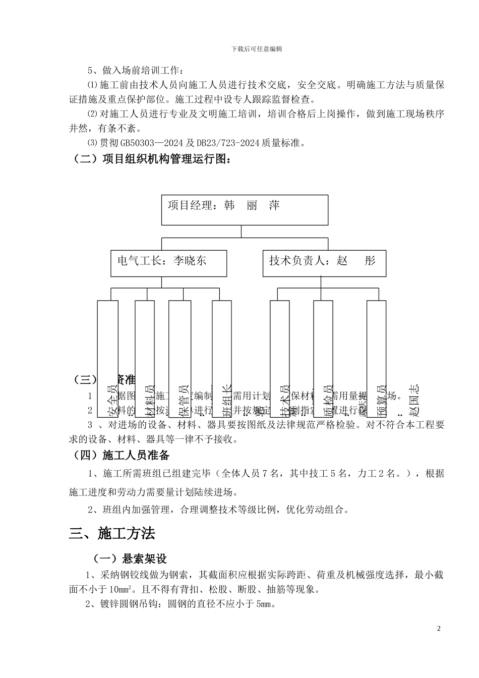 建筑电气节能施工组织设计方案_第2页