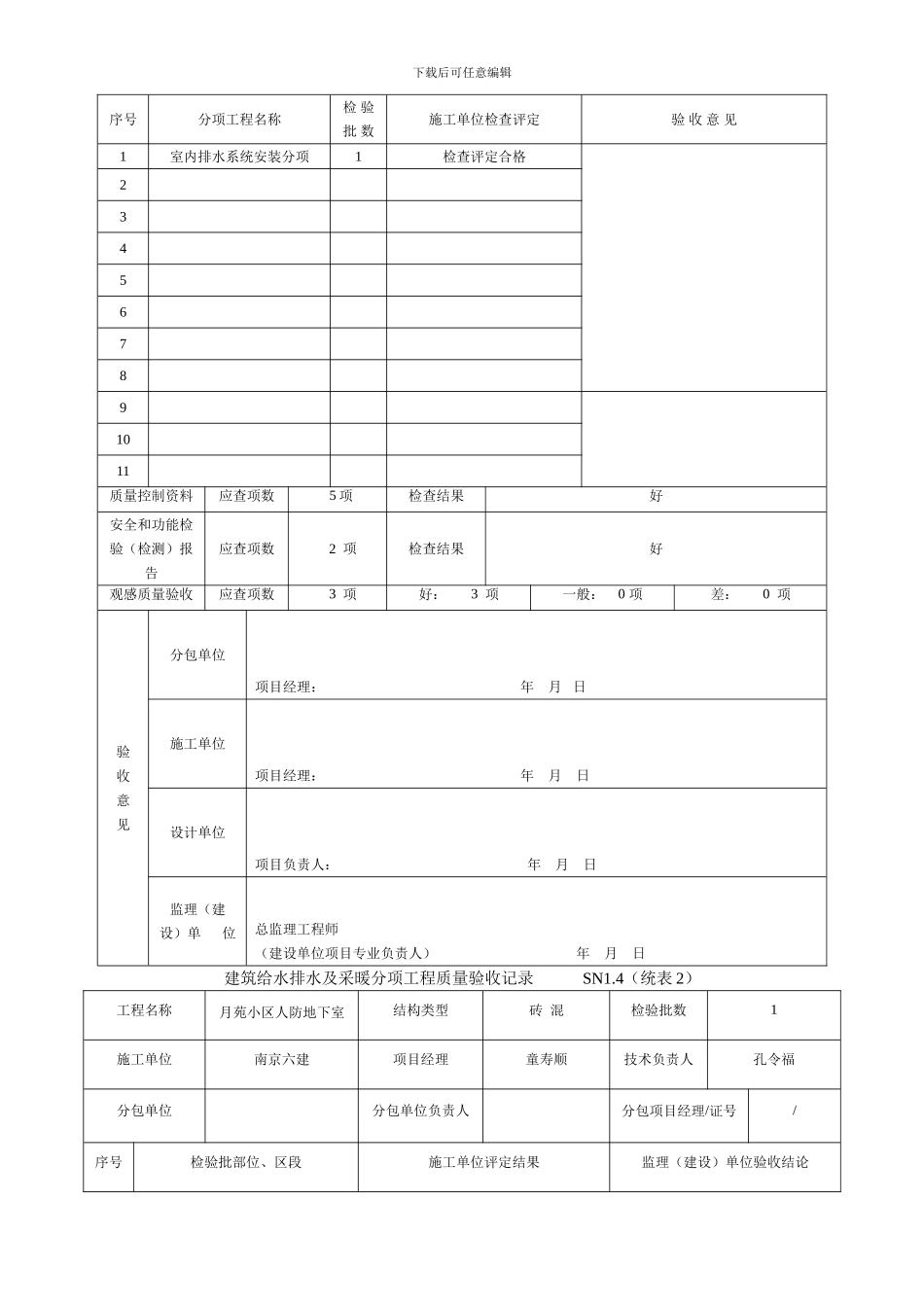 建筑给排水及采暖工程施工现场质量管理记录-------DQ1_第3页