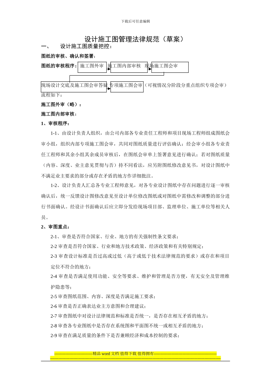 建筑设计施工图管理规范_第1页