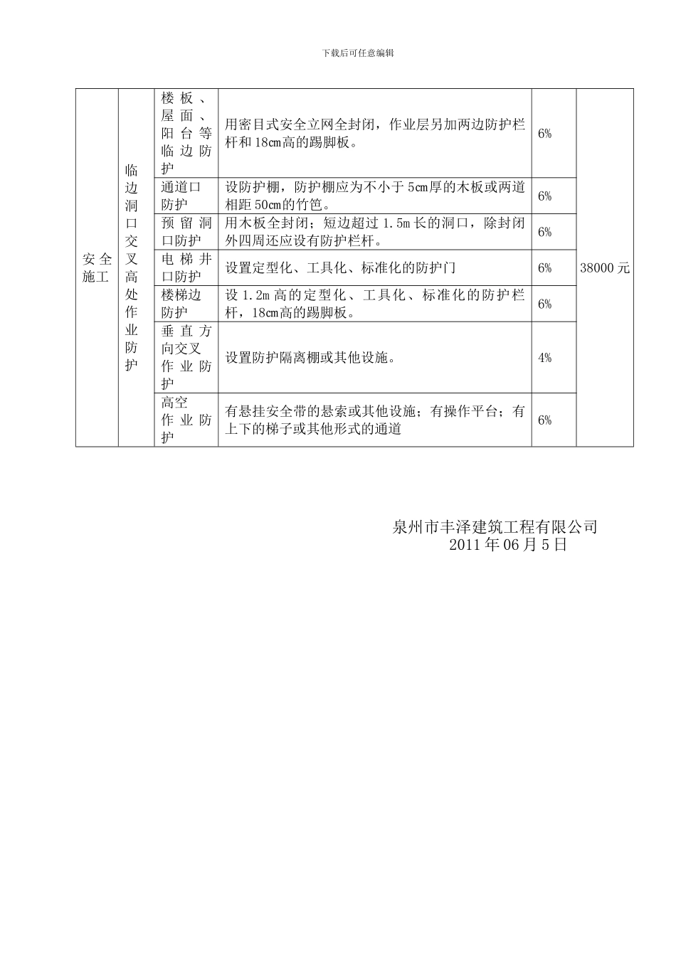 建设工程安全作业环境及安全施工措施费支付计划_第2页