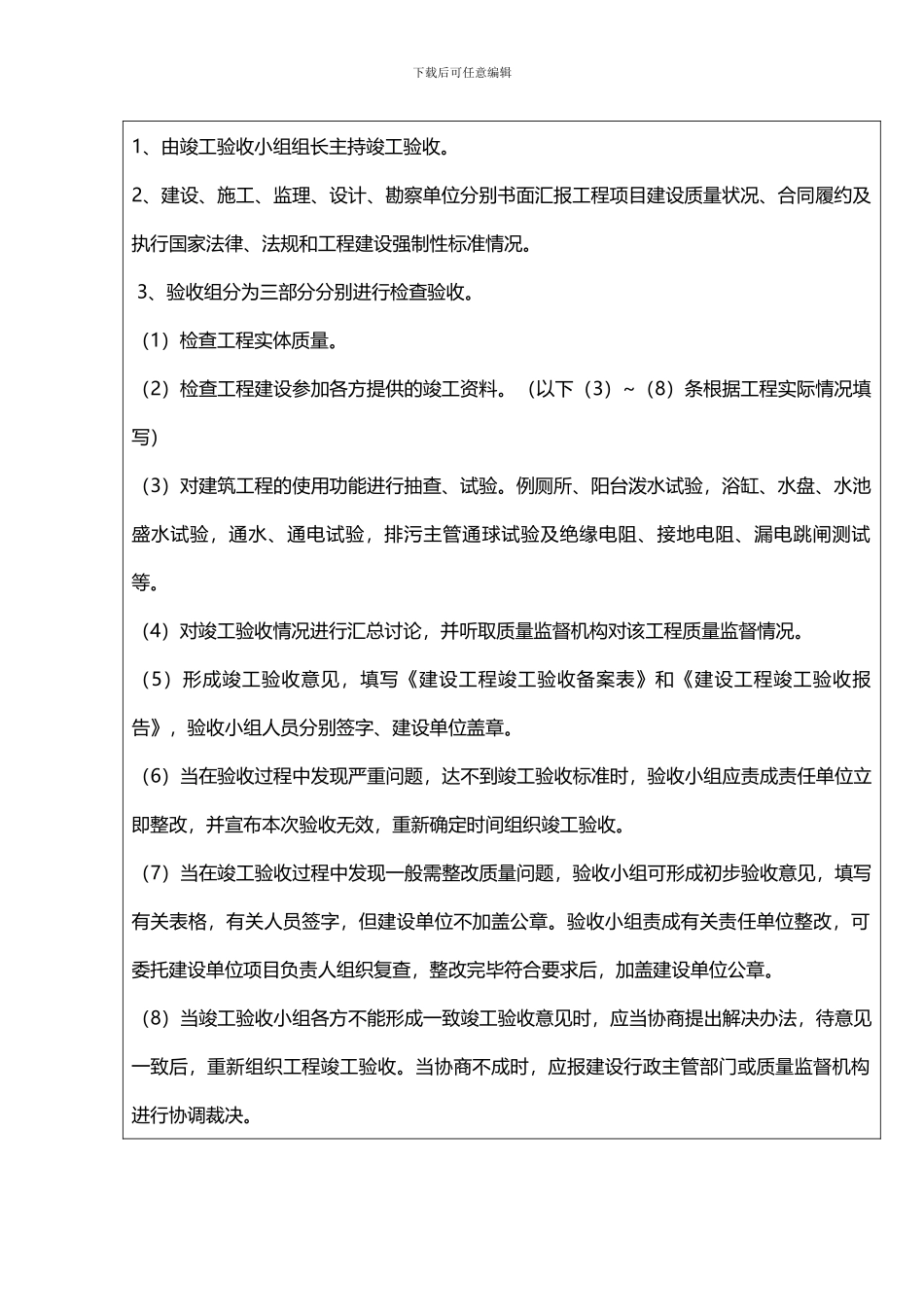 建设工程竣工验收报告范本2024最新版_第3页