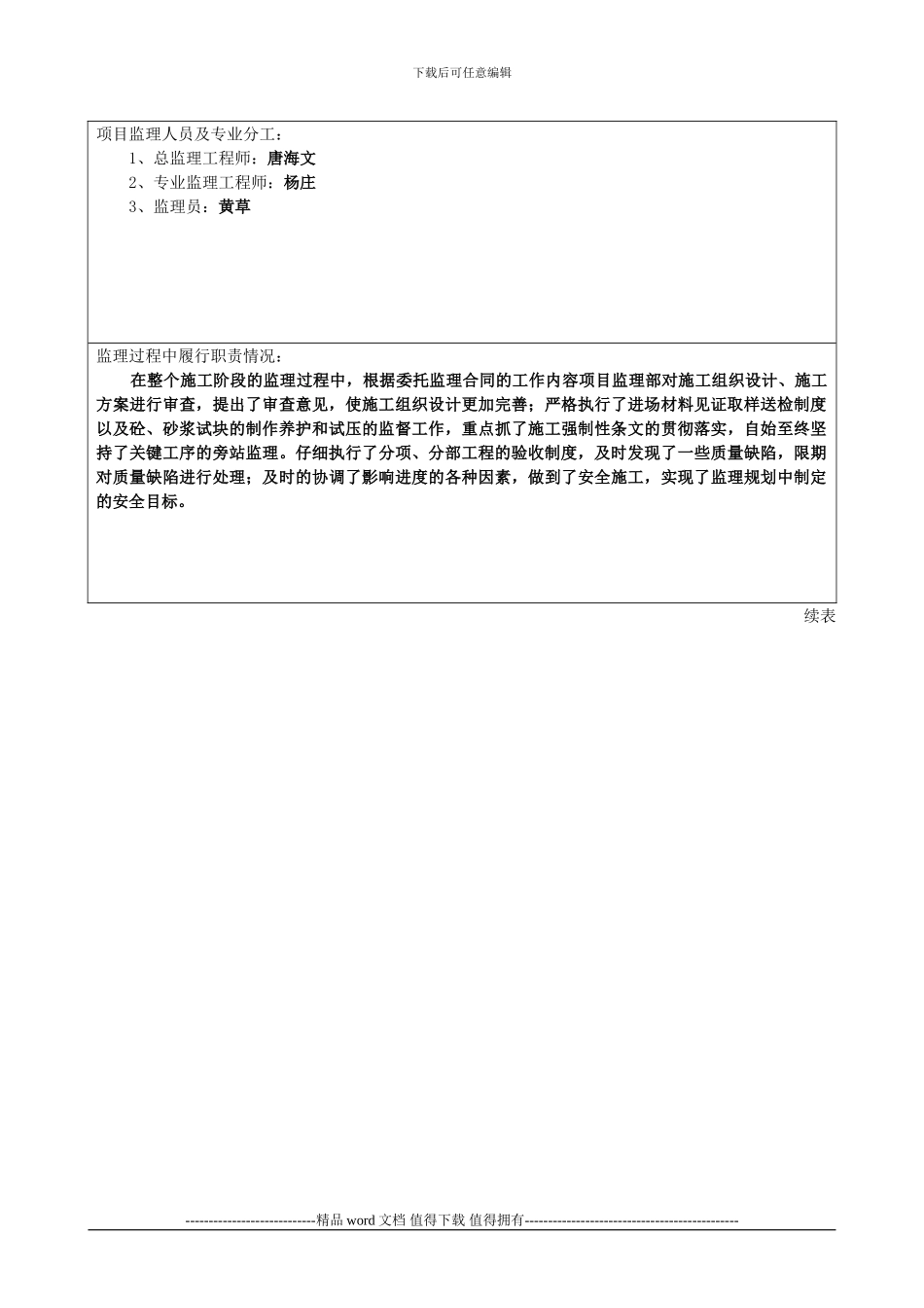 建设工程质量评估报告_第3页