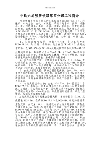 张唐铁路工程概况