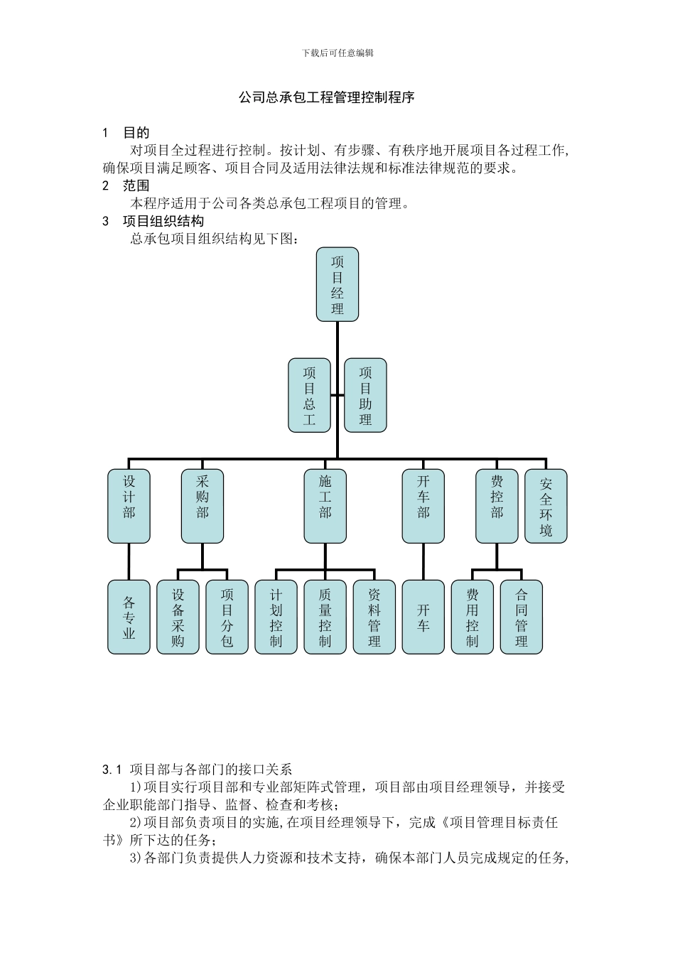 总承包工程管理办法_第1页