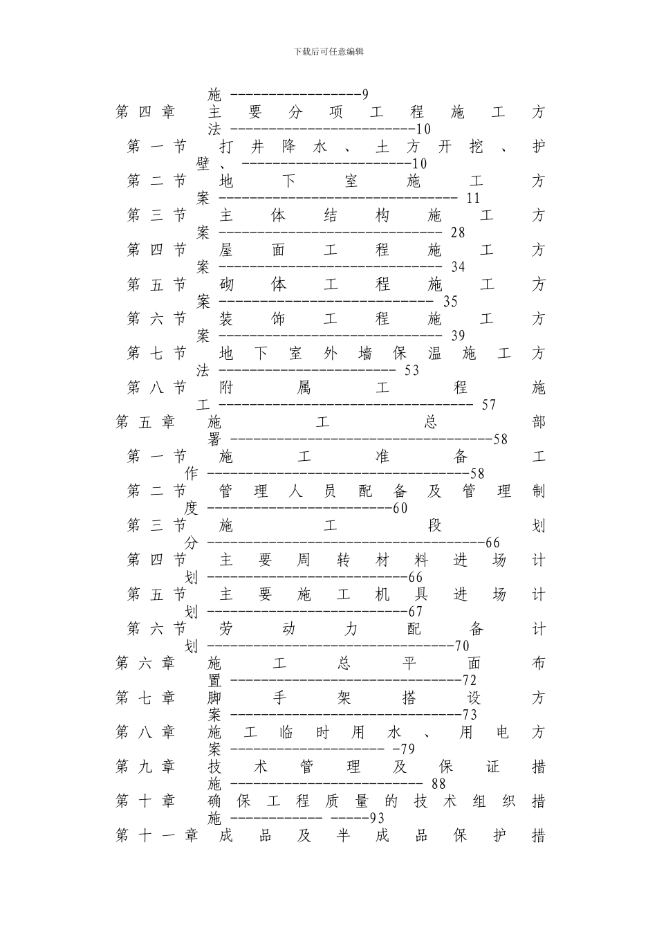 总部基地S3地块投标施工方案_第2页