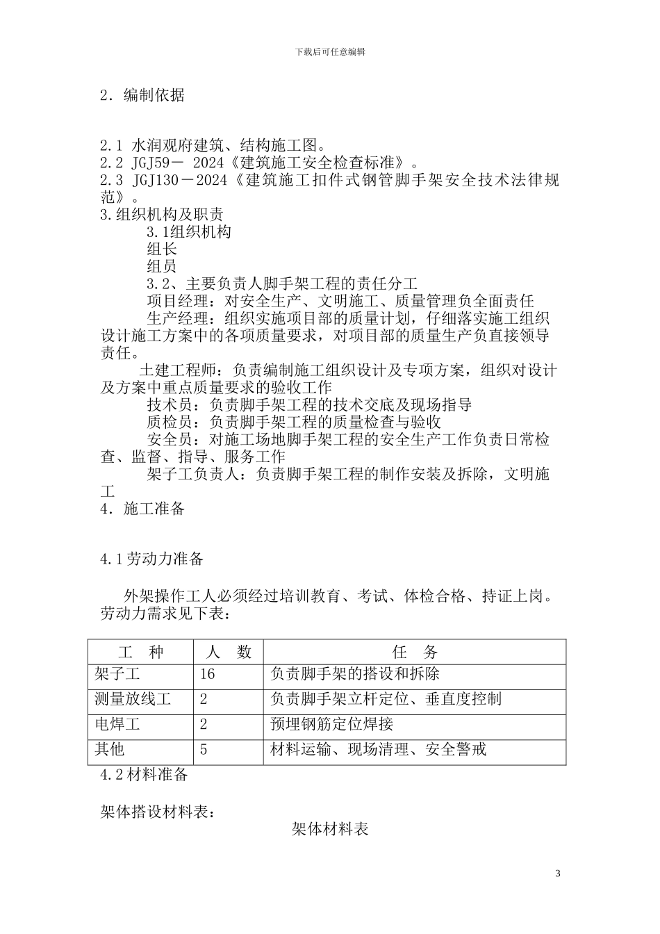 悬挑脚手架脚手架施工方案含计算_第3页