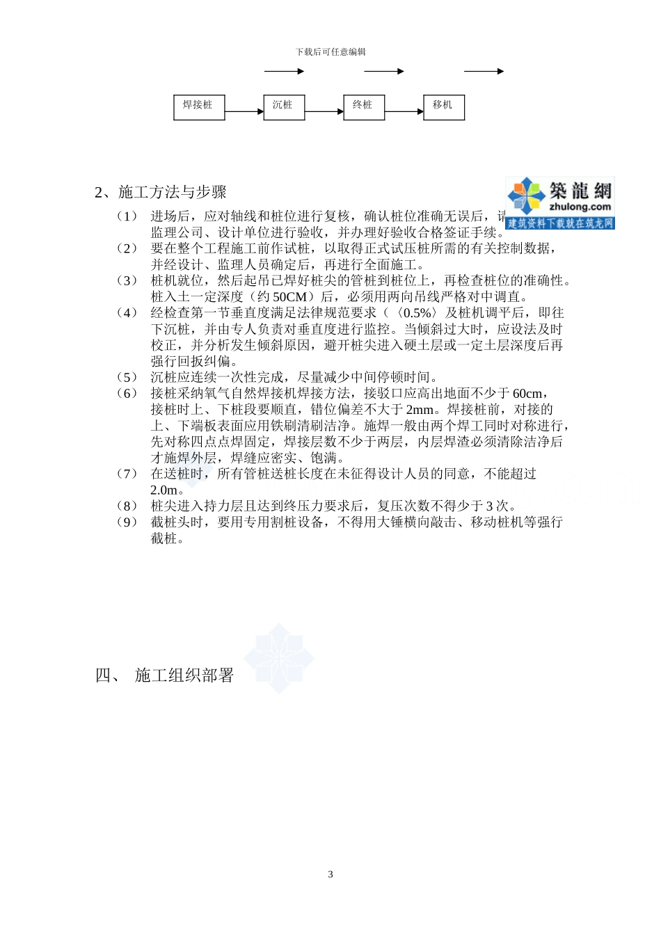 惠州市某大厦工程预制桩施工方案-secret_第3页