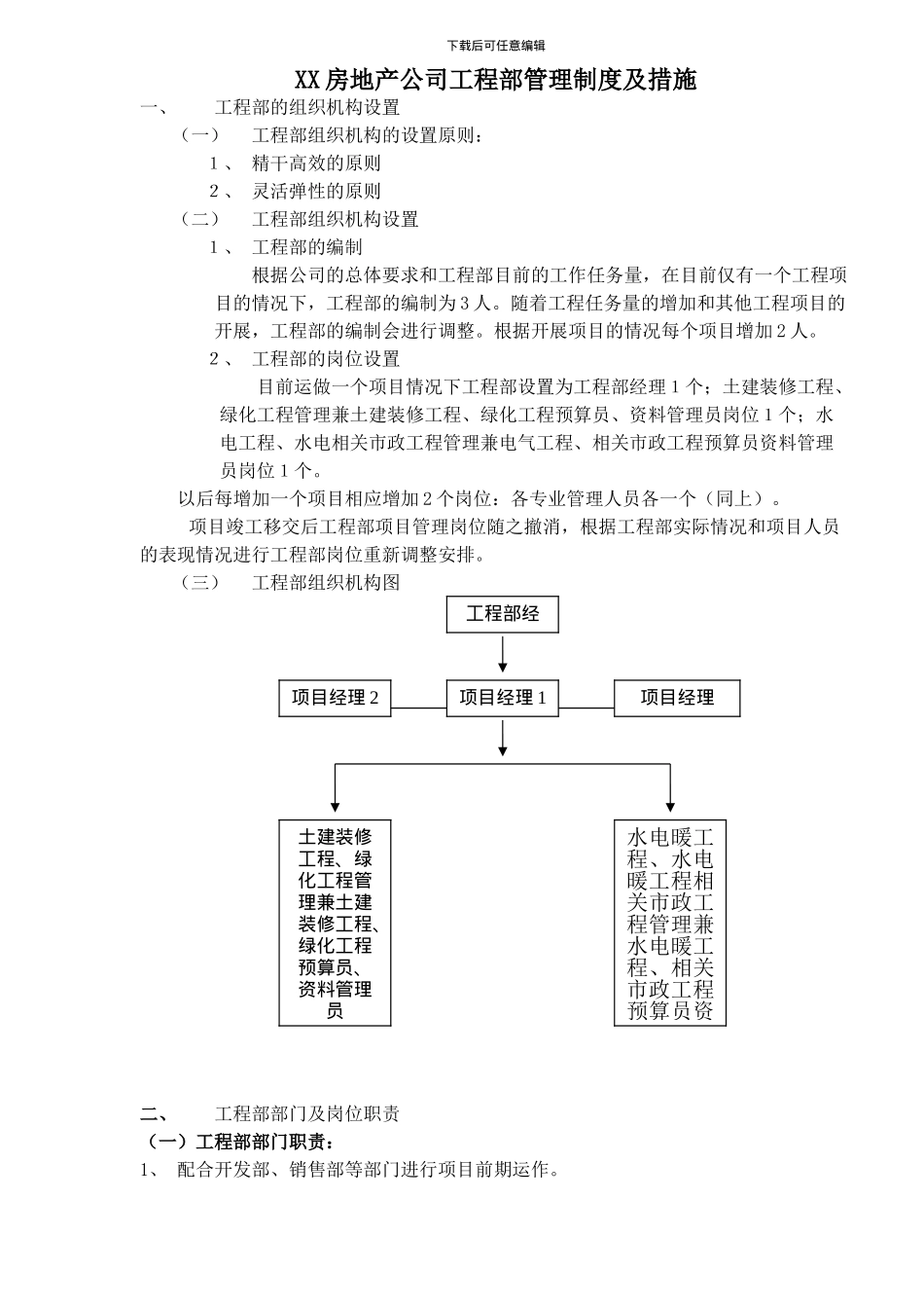 房地产公司工程部管理制度及措施-2_第1页