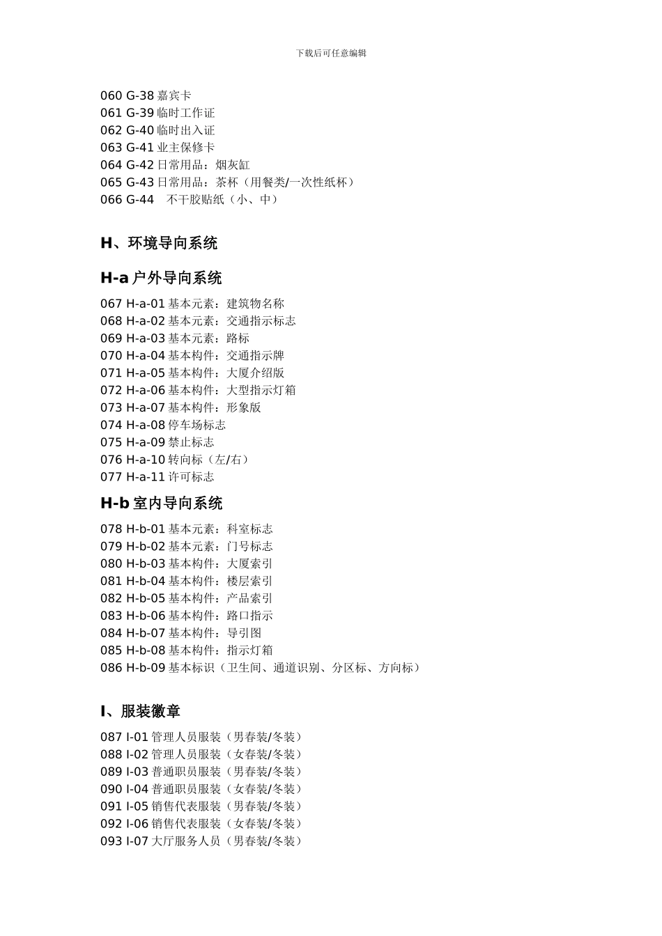 房地产项目VI清单_第3页