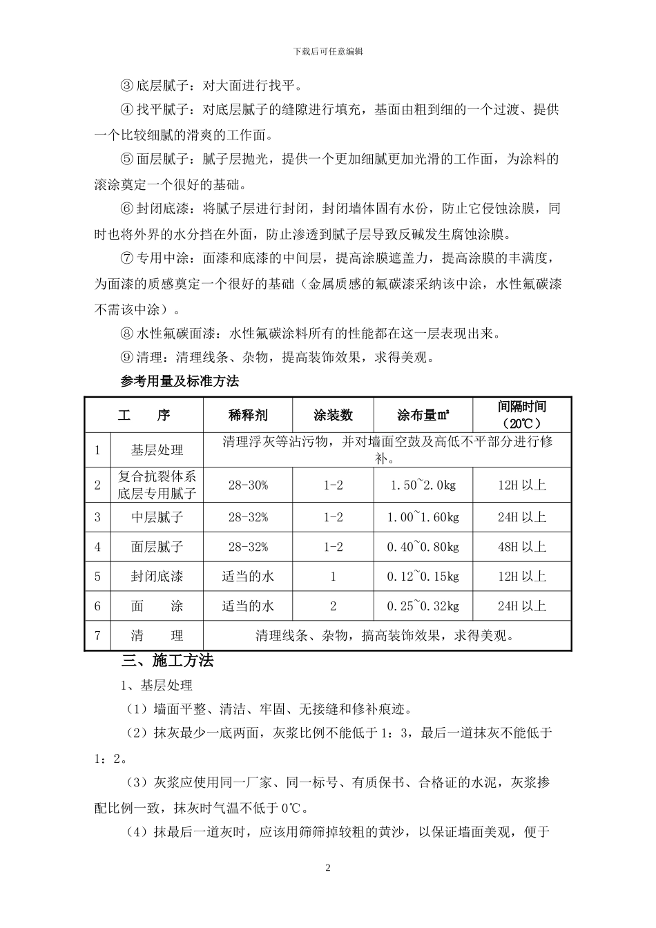 房建氟碳漆施工技术方案_第2页