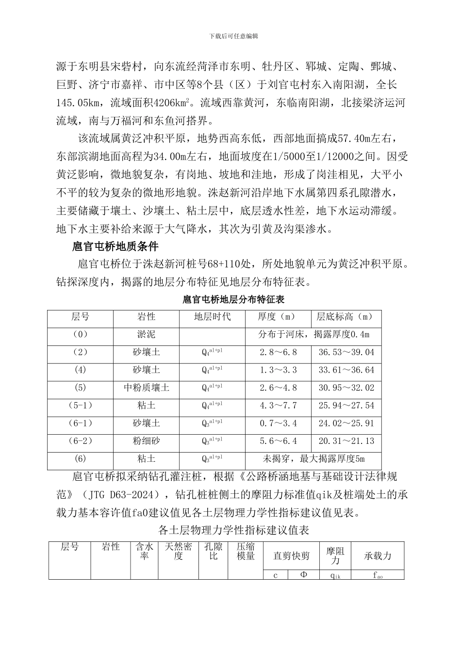 扈官屯桥桩基施工方案_第2页