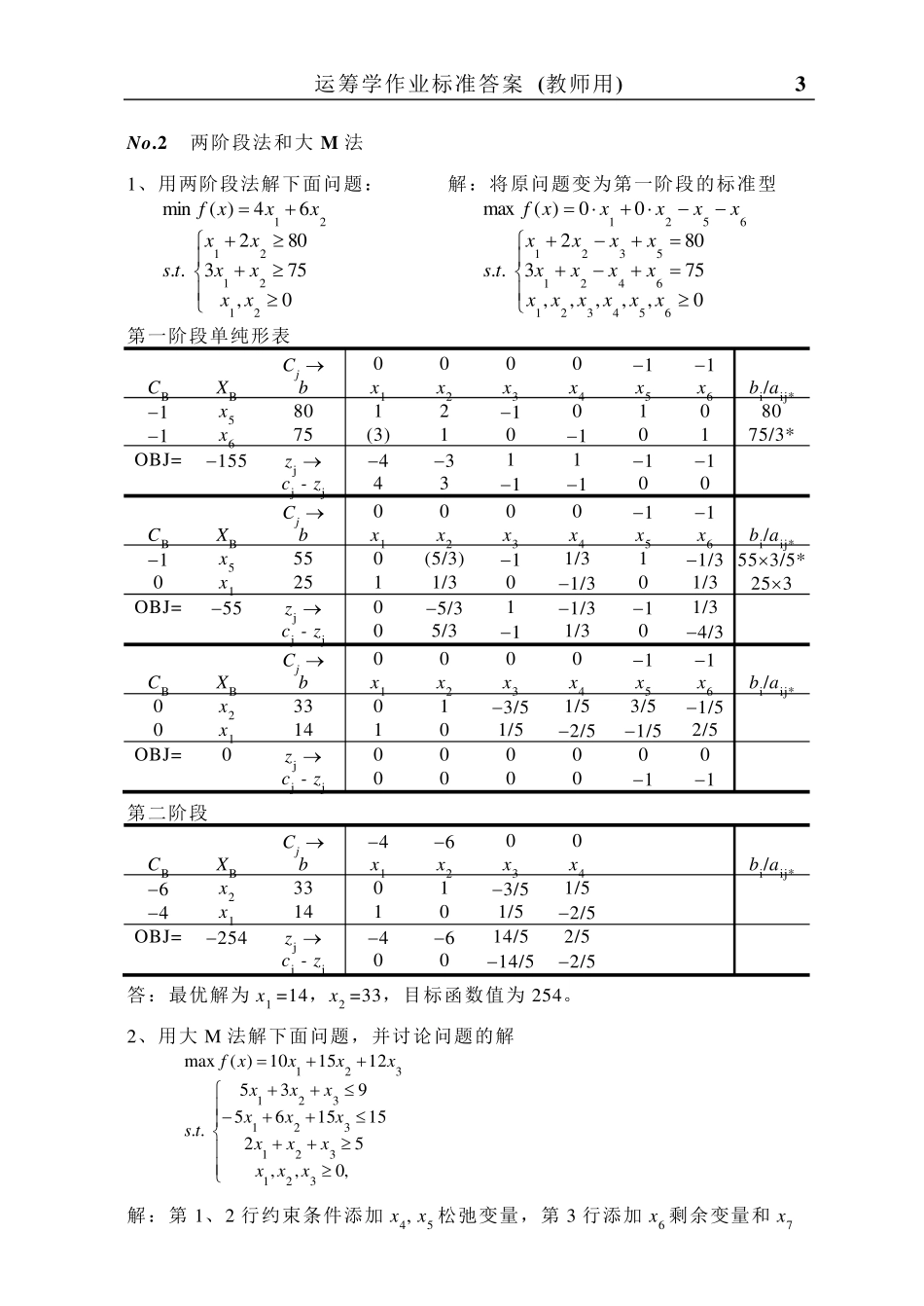 运筹学课后习题答案林齐宁版本北邮出版社_第3页