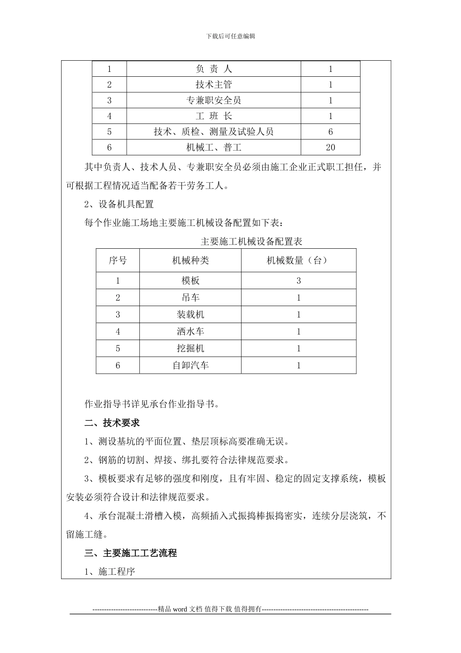 承台施工技术交底书2级_第2页