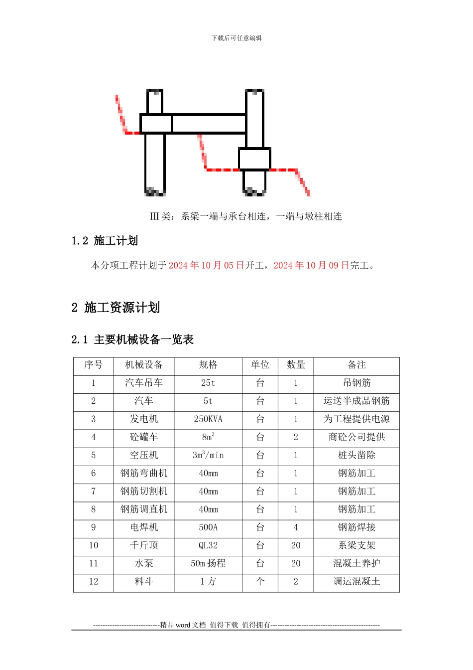 承台施工技术方案_第2页