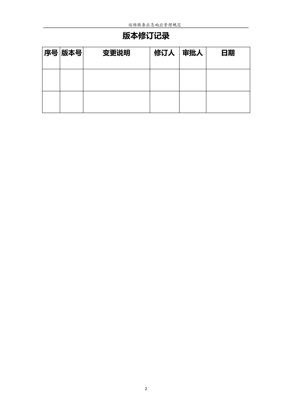 运维服务应急响应管理规范_第2页