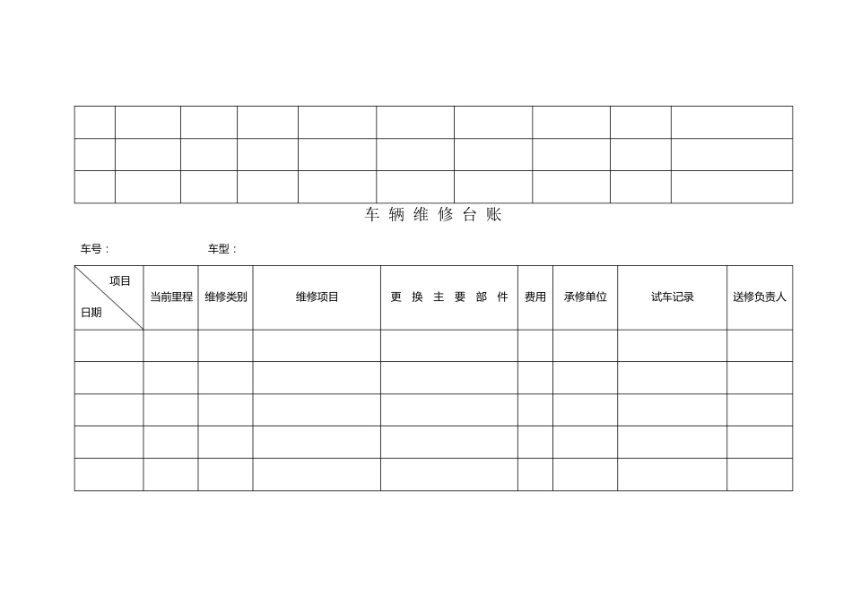 运输企业车辆技术管理台账_第2页