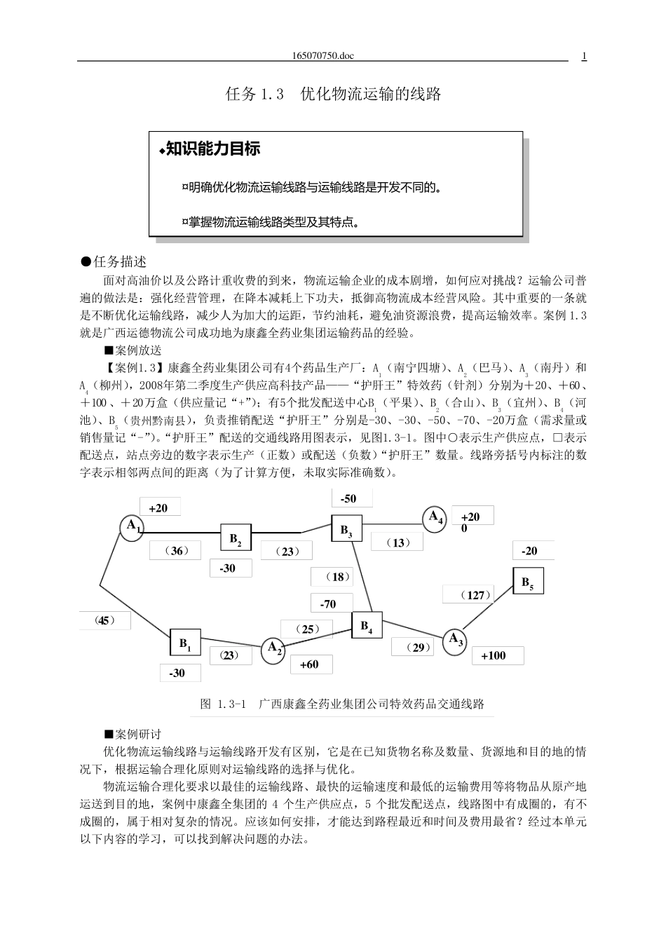 运输线路优化_第1页